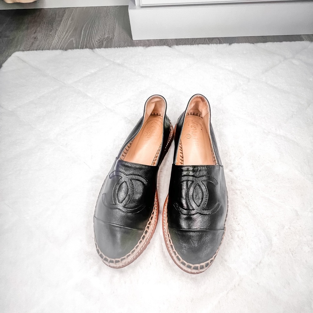 Chanel espadrilles shoes size 38
